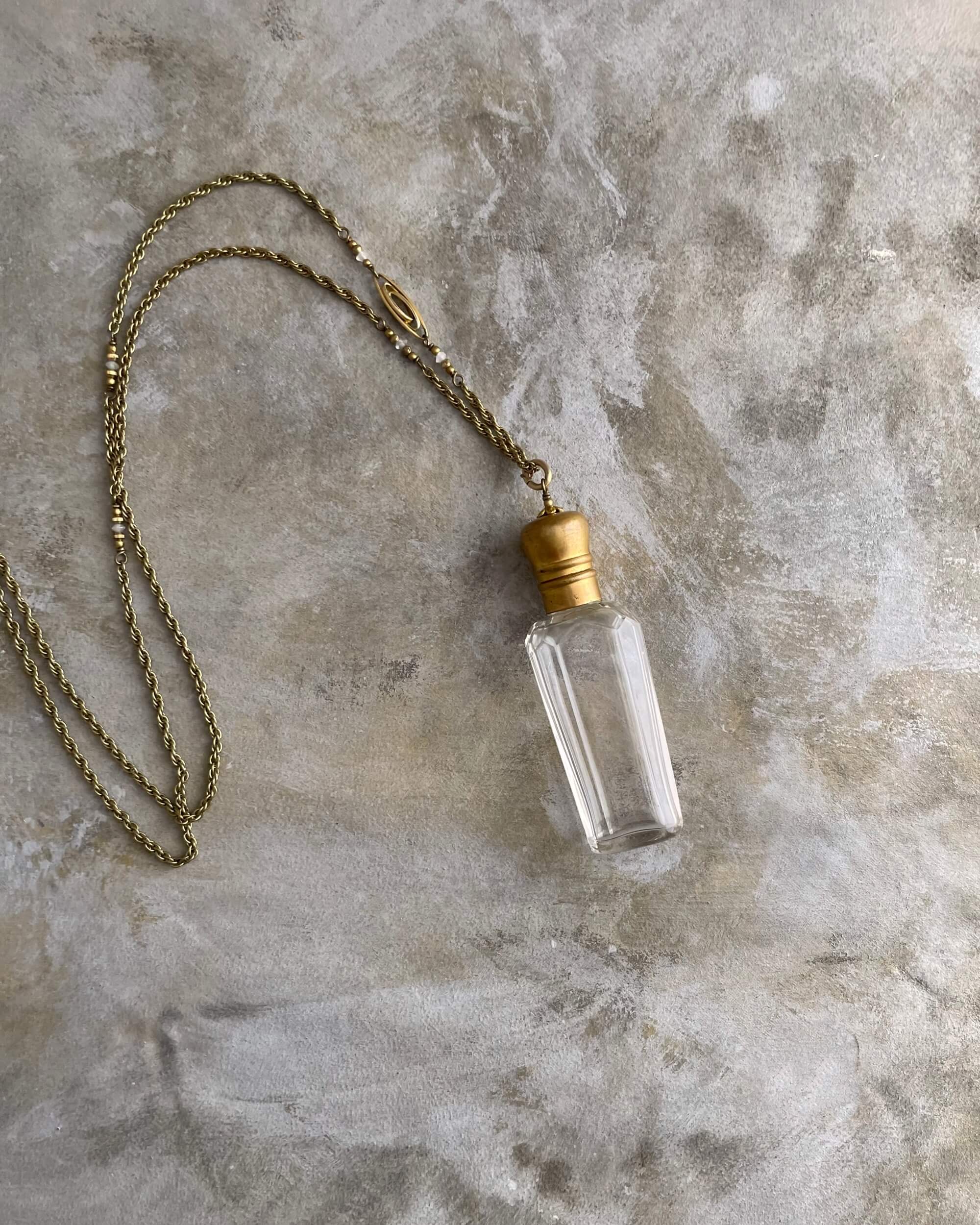 Buy Antique Perfume Bottle, Perfume Pendant, Enamel Necklace Online in  India - Etsy
